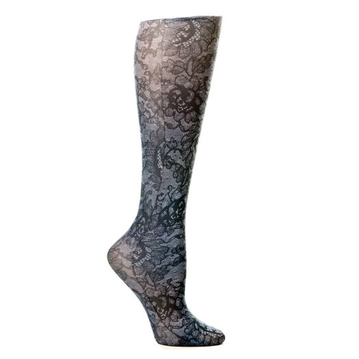 Celeste Stein Midnite Lace 8-15 mmhg Compression Sock Black