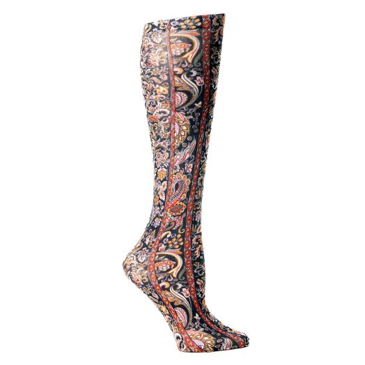 Celeste Stein Versace 15-20 mmhg Compression Sock Black