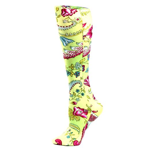 Celeste Stein Sweet Pea 15-20 mmhg Compression Sock Lime