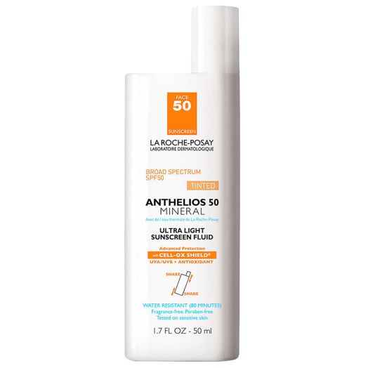 La Roche-Posay Anthelios Anthelios Ultra Light Mineral Face Sunscreen Tinted Fluid with SPF 50 Tinted