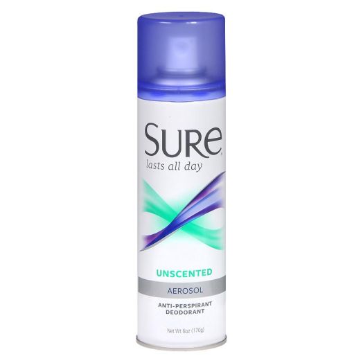Sure Antiperspirant & Deodorant Aerosol Unscented