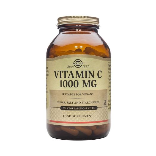 Solgar Vitamin C 1000 mg, 250 Vegetable Capsules