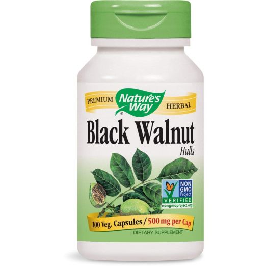 Nature's Way Black Walnut Hulls 500 Mg Per Cap, 100 Vcaps, 100 Count