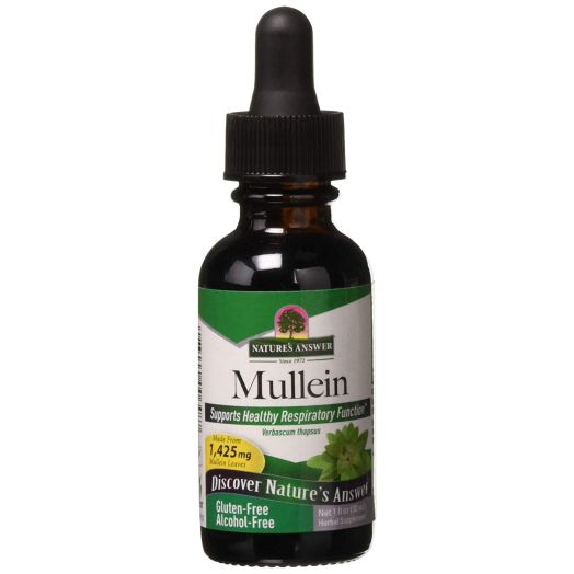 Natures' Answer Alcohol-Free Mullein Leaf, 1-Fluid Ounce