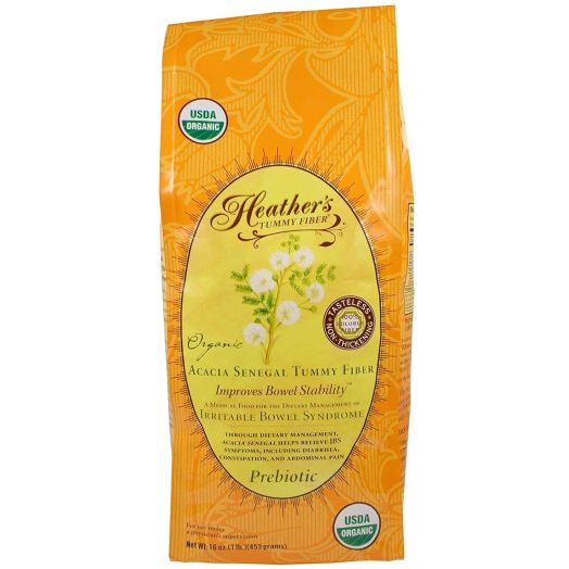 Heather's Tummy Fiber POUCH Organic Acacia Senegal (16 oz) for IBS 