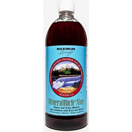 Maximum Living MineralRich Plus Aloe, 32 fluid ounces