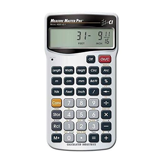 Calculated Industries 4020 Measure Master Pro Measurement Conversion Calculator