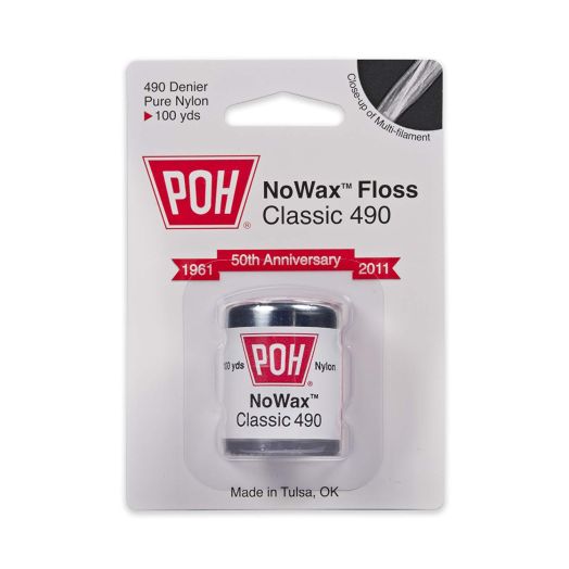 Poh Dental Floss Unwaxed 100 Yd  - 12 PACK
