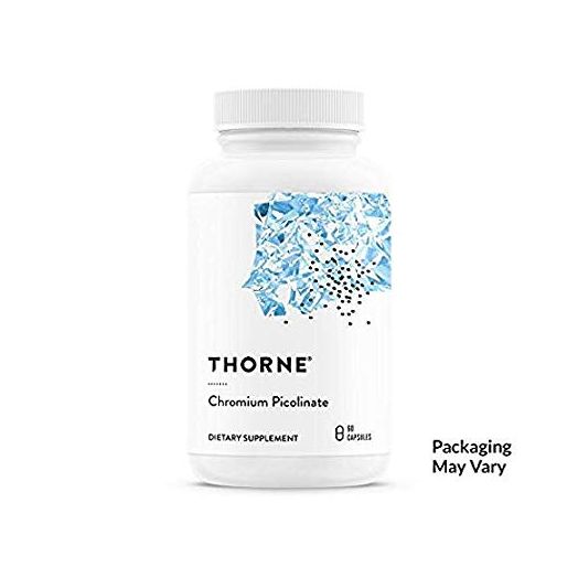 Thorne Research - Chromium Picolinate - Chromium Supplement to Aid Metabolism of Carbs and Sugar - 60 Capsules