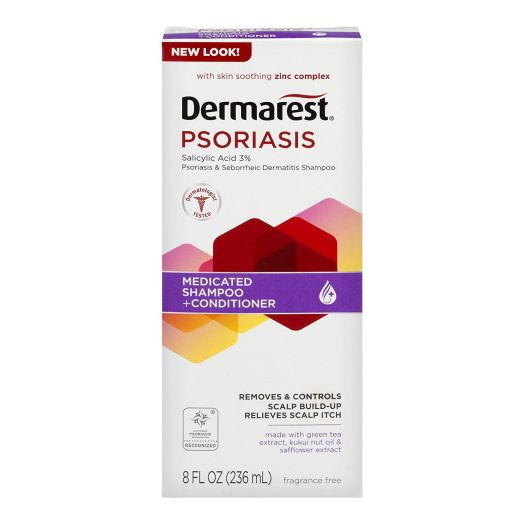 Dermarest Psoriasis Medicated Shampoo plus Conditioner | 8-Ounces | 1-Unit