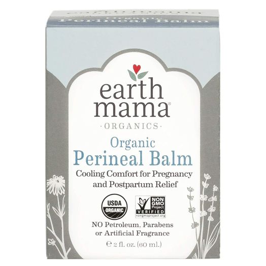 Earth Mama Organic Perineal Balm for Pregnancy and Postpartum, 2-Fluid Ounce