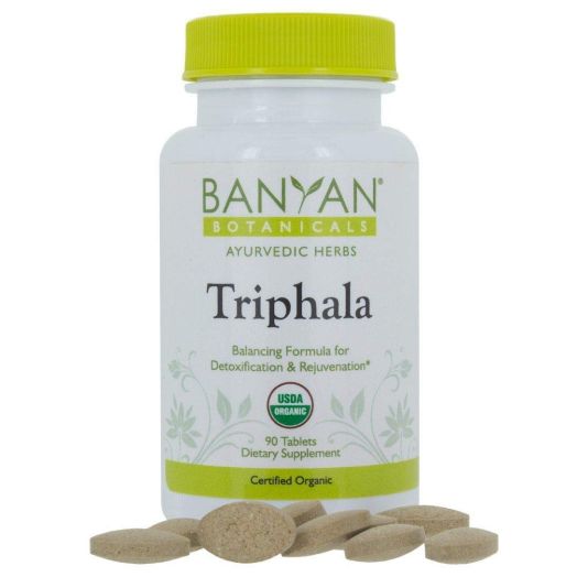 Banyan Botanicals Triphala - USDA Organic, 90 Tablets - Balancing Formula for Detoxification and Rejuvenation*