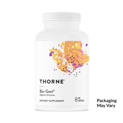 Thorne Research - Bio-Gest - Blend of Digestive Enzymes to Aid Digestion - 180 Capsules