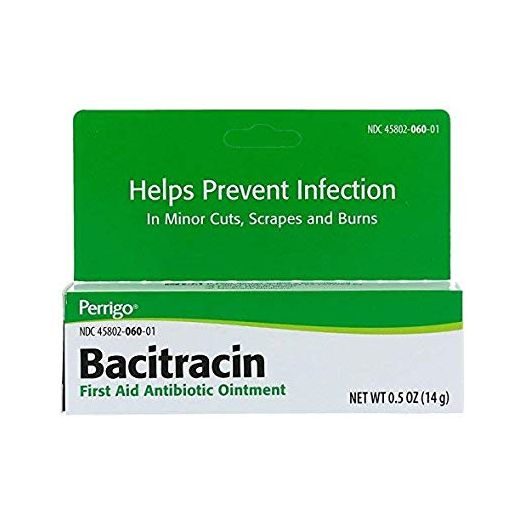 Bacitracin First aid Antibiotic Ointment, USP - 1/2 Oz