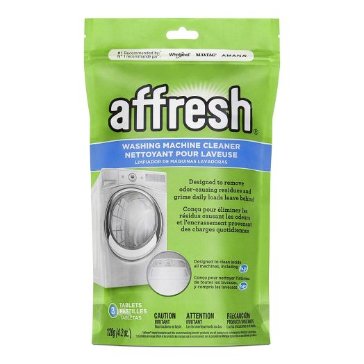 Whirlpool - Affresh High Efficiency Washer Cleaner, 3-Tablets, 4.2 Ounce