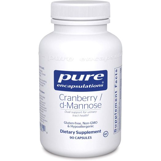 Pure Encapsulations - Cranberry/d-Mannose - Hypoallergenic Supplement to Support Urinary Tract Health* - 90 Capsules
