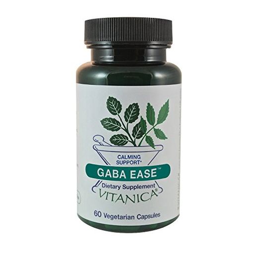 Vitanica, Gaba Ease, Calming Support, Vegan, 60 Capsules