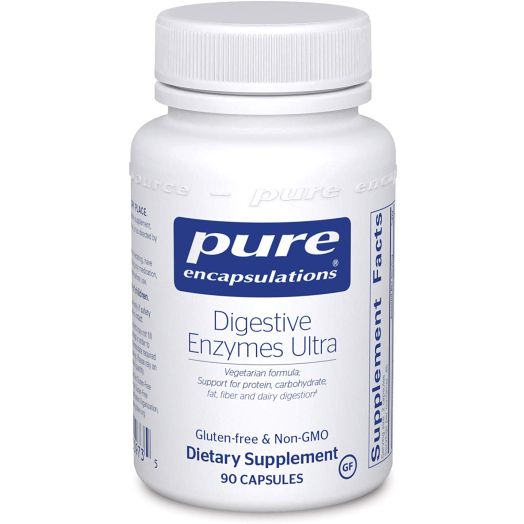 Pure Encapsulations - Digestive Enzymes Ultra - Comprehensive Blend of Vegetarian Digestive Enzymes - 90 Capsules