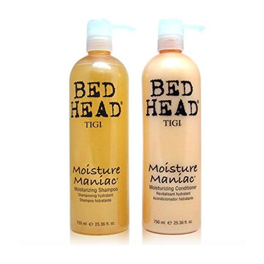 Tigi Bed Head Moisture Maniac Moisturizing Shampoo 25.36oz(750ml) and Moisturizing Conditioner 25.36oz(750ml)