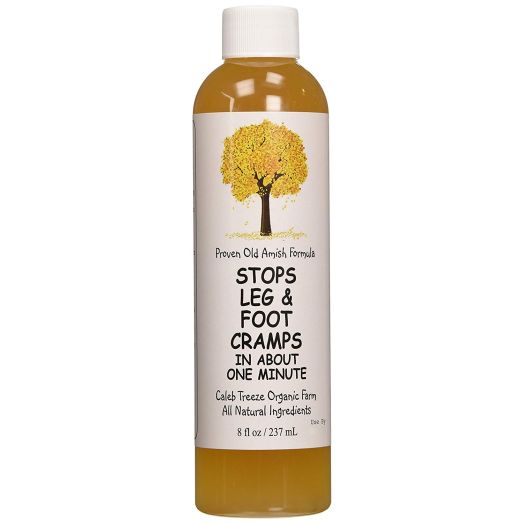 Caleb Treeze Organic Farms Stops Leg and Foot Cramps, 8 oz