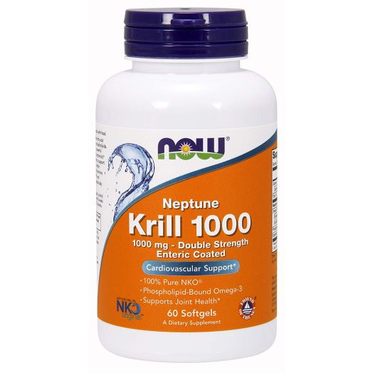 NOW Neptune Krill Oil 1000mg,60 Softgels