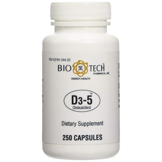 Bio Tech D3-5 250 Capsules