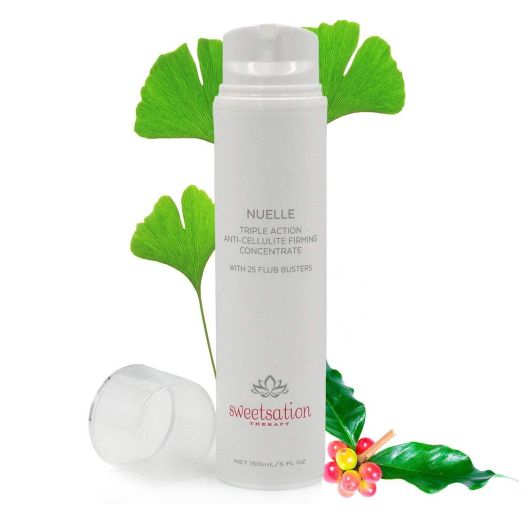 NuElle Triple Action Anti Cellulite Concentrate, with Caffeine, L'Carnitine, CoQ10, Seaweed+; 25 Best Cellulite Fighting ingredients, 5oz. Firming, toning, hydrating.