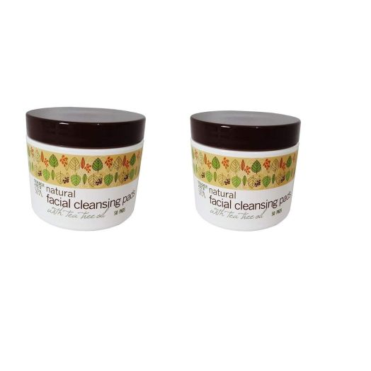 2 Pack Trader Joe's Spa Natural Facial Cleansing Pads with Tea Tree Oil