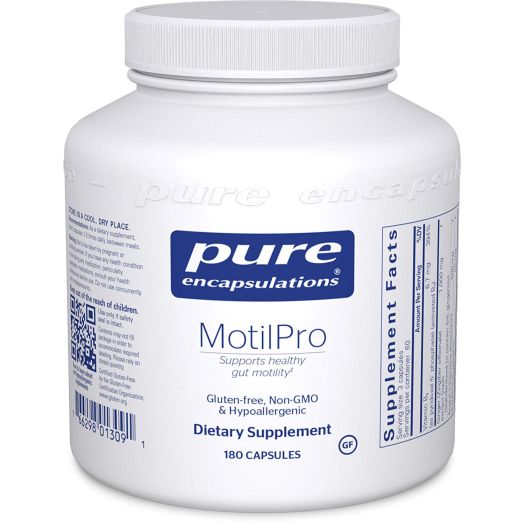 Pure Encapsulations - MotilPro - Hypoallergenic Dietary Supplement to Promote Healthy Gut Motility* - 180 Capsules