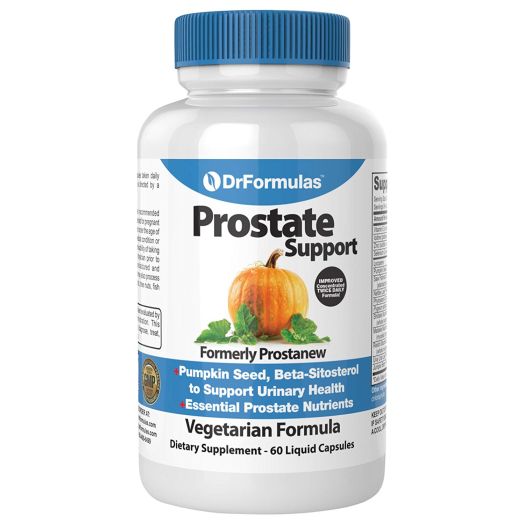 DrFormulas Prostate Supplements for Men Health Support | Best Supplement Complex with Saw Palmetto Extract, Beta Sitosterol, Pumpkin Seed Oil Now, 1 Month Vegetarian Capsules