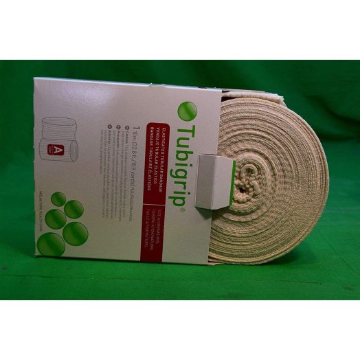 Molnlycke 1435 Tubigrip Multipurpose Tubular Bandage, Size A, 1.5" Width, Natural, 393.70" Length
