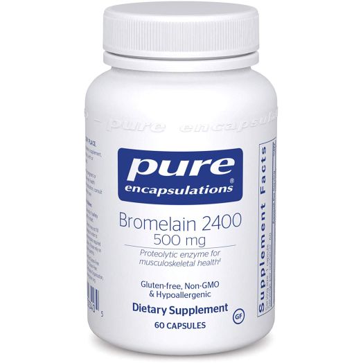 Pure Encapsulations - Bromelain 2400-500 mg - Hypoallergenic Dietary Supplement for Digestive Support* - 60 Capsules