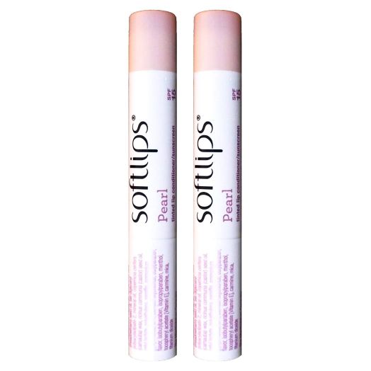 Softlips Pearl Tinted Lip Balm (Pack of 2)