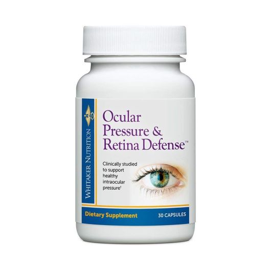 Dr. Whitaker's Ocular Pressure and Retina Defense Supplement to Support Healthy Intraocular Pressure Levels, Circulation and Eye Tissue (30 Capsules)