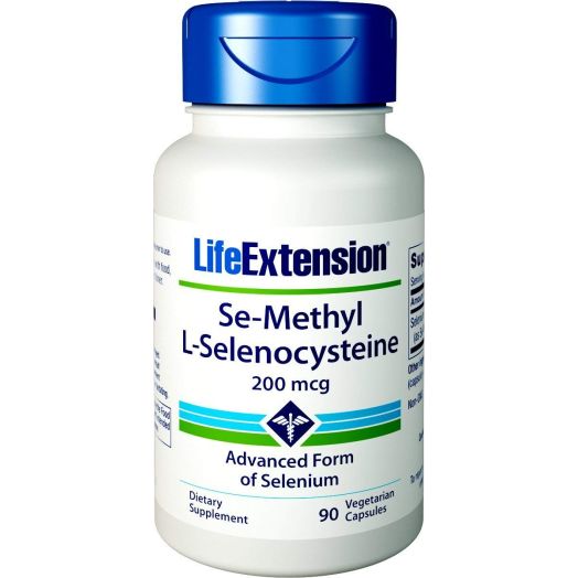 Life Extension Se-Methyl L-Selenocysteine 200 mcg, 90 Vegetarian Capsules