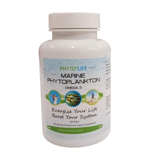 Marine Phytoplankton  Potent SuperFood  All-in-one Health/Nutritional Supplement Rich in Vegan Omega 3 EPA Boosts Energy and Improves Overall Health  Comes in a Pack of 90 Capsules