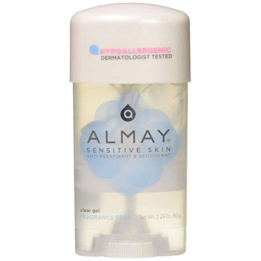 Almay Clear Gel, Anti-Perspirant and Deodorant, Fragrance Free, 2.25-Ounce Stick (Pack of 3)