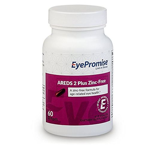 EyePromise AREDS 2 Plus Zinc Free - Comprehensive Macular Health Eye Vitamin with Added Dietary Zeaxanthin, Lutein, Omega-3s, Vitamin D