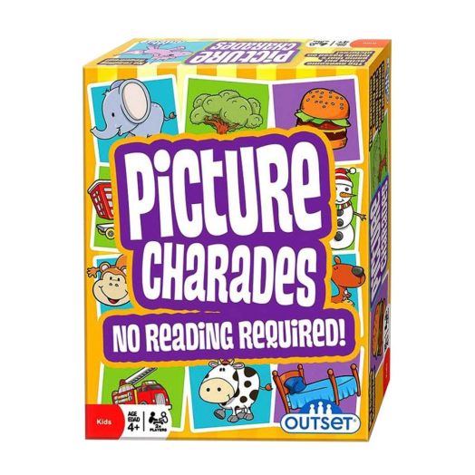 Outset Media Picture Charades for Kids - No Reading Required! - An Imaginative Twist on a Classic Game Now for Young Children by