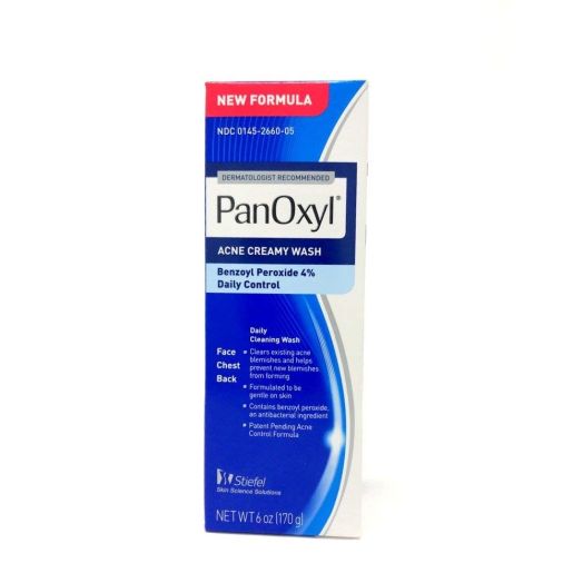 PanOxyl Acne Creamy Wash, 4% Benzoyl Peroxide (Pack of 2)