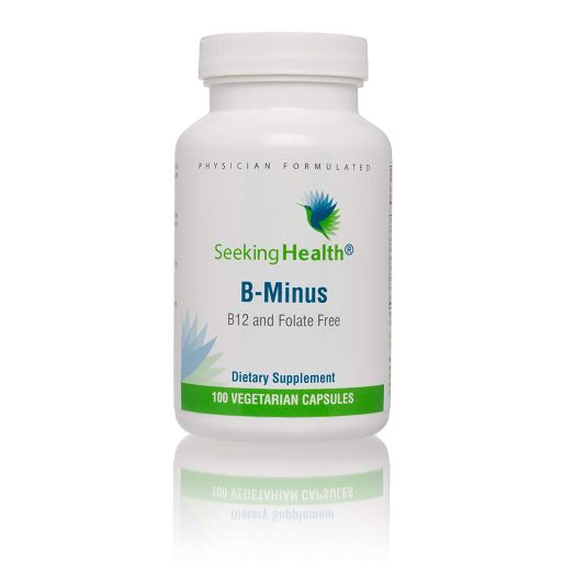 Seeking Health B Minus | 100 Capsules | Biotin Vegetarian Capsules | Biotin Supplement | Biotin for Women