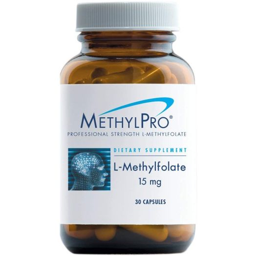 MethylPro L-Methylfolate 15 mg - 30 Capsules, 15000 mcg Professional Strength Active Folate