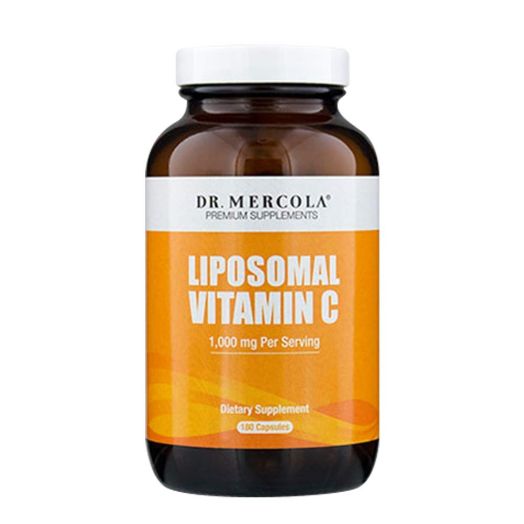 Dr. Mercola Liposomal Vitamin C 1,000mg per Serving - 180 Capsules - 90 Servings - Antioxidant Supplement with Higher Bioavailability Potential and Immune System Support