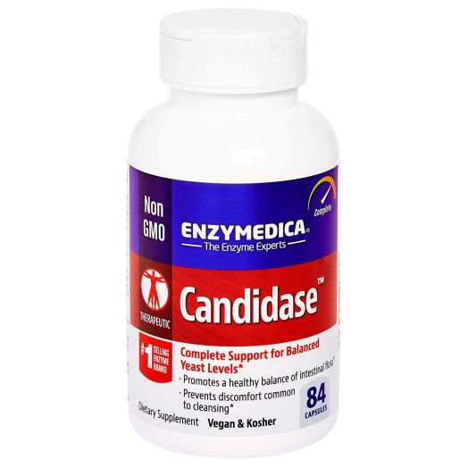 Enzymedica - Candidase, Complete Support for Balanced Yeast Levels, 84 Capsules (FFP)