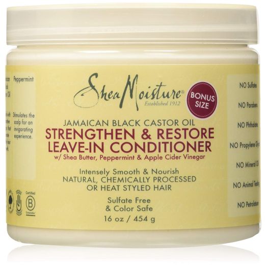 Shea Moisture Strengthen and Restore Leave-In Conditioner 16 oz