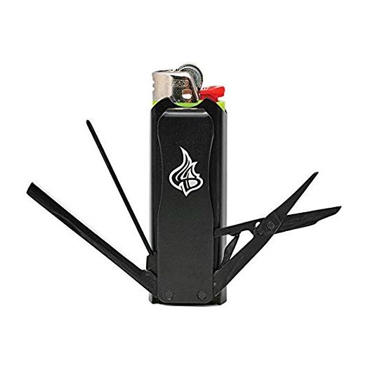 LighterBro Lighter Sleeve - Multi-tool - Stainless Steel