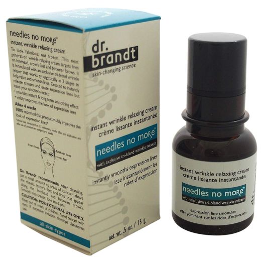 dr. brand needles no more wrinkle smoothing cream, 0.5 fl. oz. / 15 ml