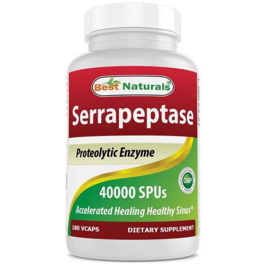 Best Naturals Serrapeptase 40000 SPUs 180 Capsules