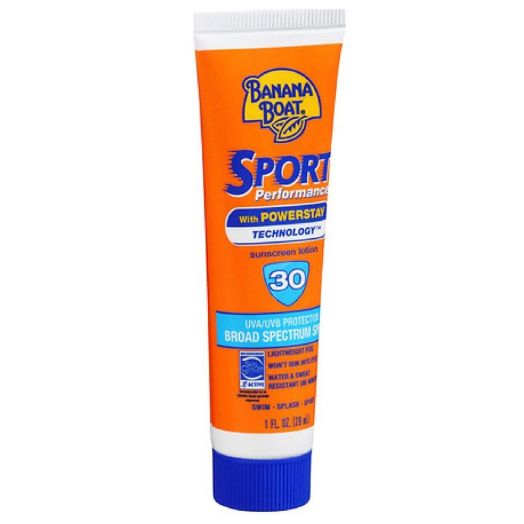Banana Boat Sport Performance Sunscreen Lotion 30 Spf 1 oz (Pack Of 6)