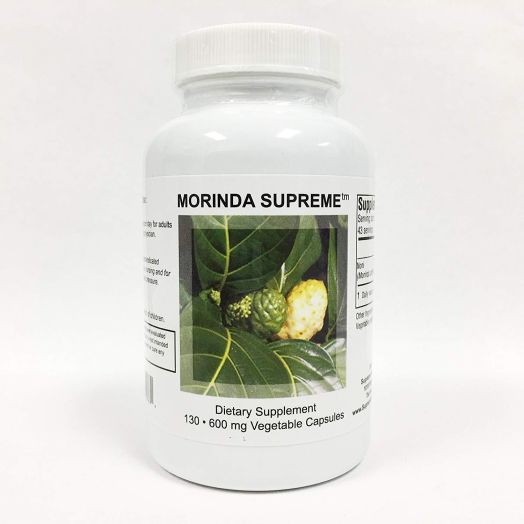 Supreme Nutrition Morinda Supreme, 130 Whole Noni Fruit Capsules | Supreme Nutrition